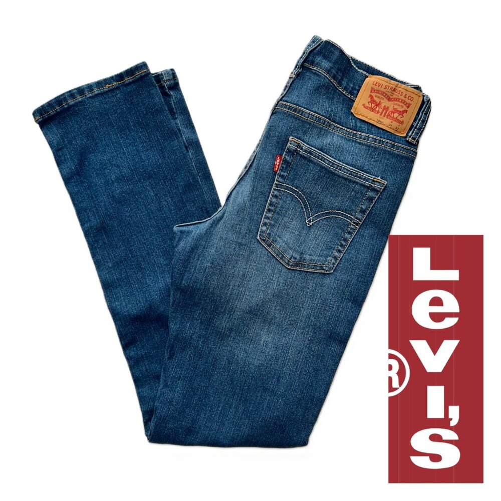 Boy's Levi's Jeans 512 Slim Taper 14 Reg Blue Denim 27Wx27L